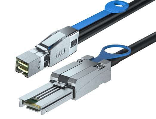 Overland-Tandberg 2M External Sas Cable – Mini-Sas Hd (Sff-8644) To Mini-Sas Hd (Sff-8088) - W128430787