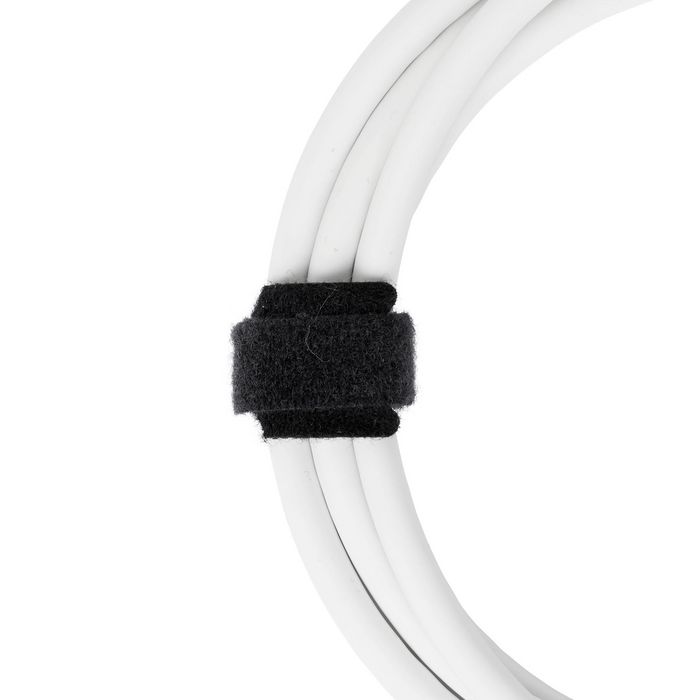 ProXtend Hook and Loop Tie 15cm x 12mm Black 10pcs - W128368003