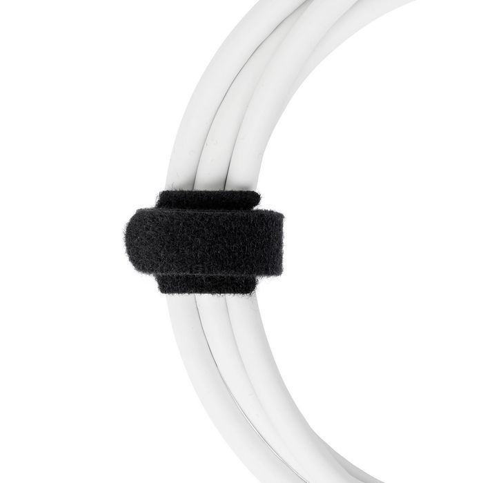 ProXtend Hook and Loop Tie 30cm x 12mm Black 50pcs - W128367996