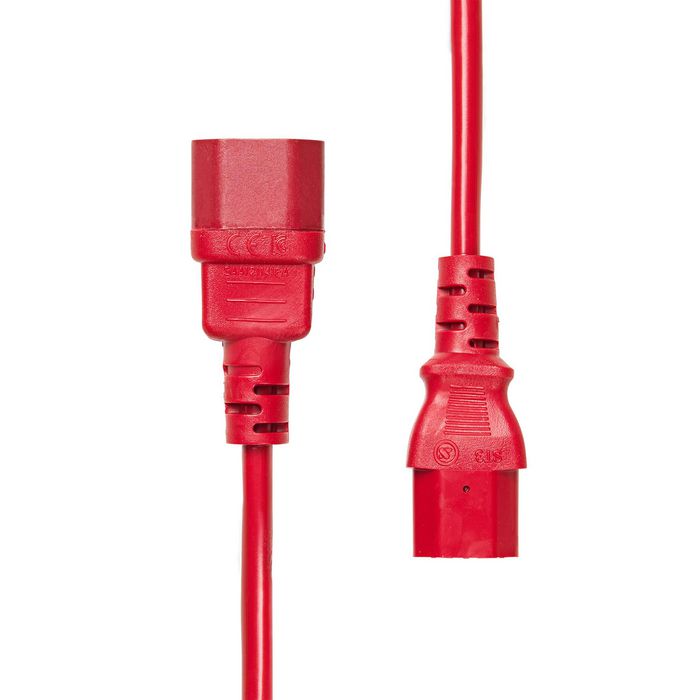 ProXtend Power Extension C13 to C14 0.75M Red - W128366353