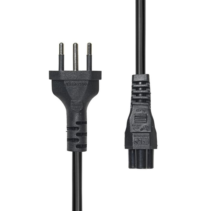 ProXtend Power Cord Brazil to C5 2M Black - W128366260