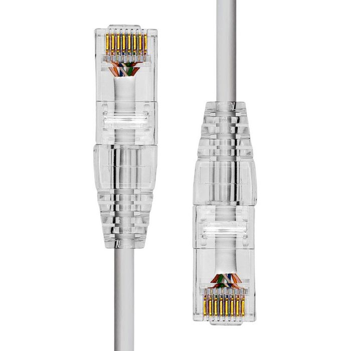 ProXtend Slim CAT6A UTP Ethernet Cable Grey 7.5m - W128366936