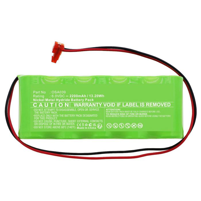 CoreParts Battery for PowerSonic Emergency Lighting 13.20Wh Ni-MH 6V 2200mAh for A13146-10 - W128426840
