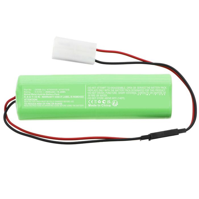 CoreParts Battery for FUTABA Remote Controller 19.20Wh Ni-MH 9.6V 2000mAh for 6NFK, 6NPK, 6VA - W128426801