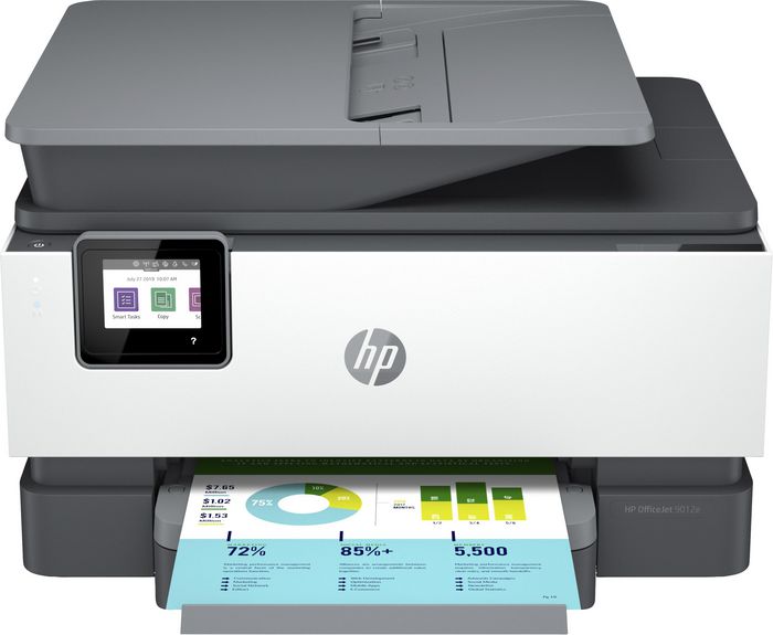 HP Officejet Pro Hp 9012E All-In-One Printer, Color, Printer For Small Office, Print, Copy, Scan, Fax, Hp+; Hp Instant Ink Eligible; Automatic Document Feeder; Two-Sided Printing - W128560895