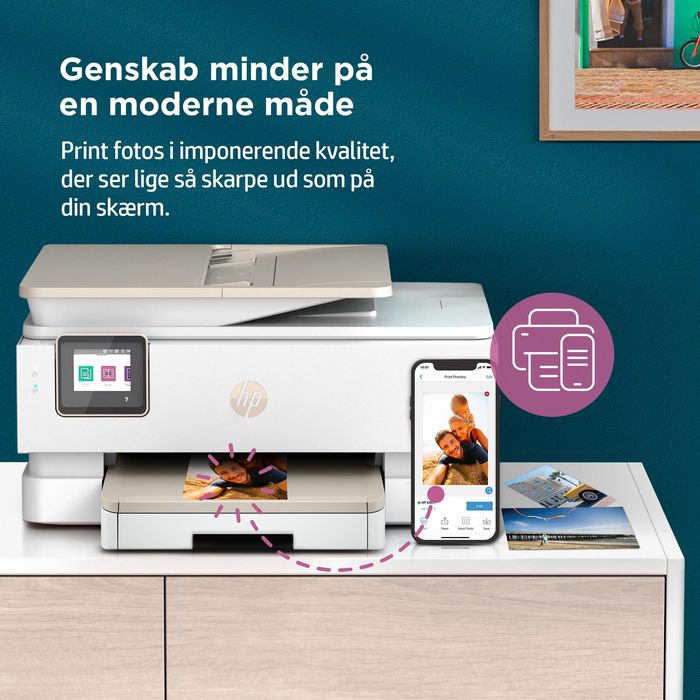 HP Envy Hp Inspire 7924E All-In-One Printer, Home, Print, Copy, Scan, Wireless; Hp+; Hp Instant Ink Eligible; Automatic Document Feeder - W128273477