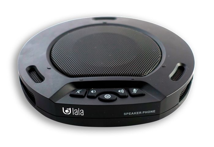 Laia WiFi desktop speakerphone USB. Pack with 1 desktop speakerphone and 1 USB-A WiFi dongle. Small rooms and WFM - W128408372