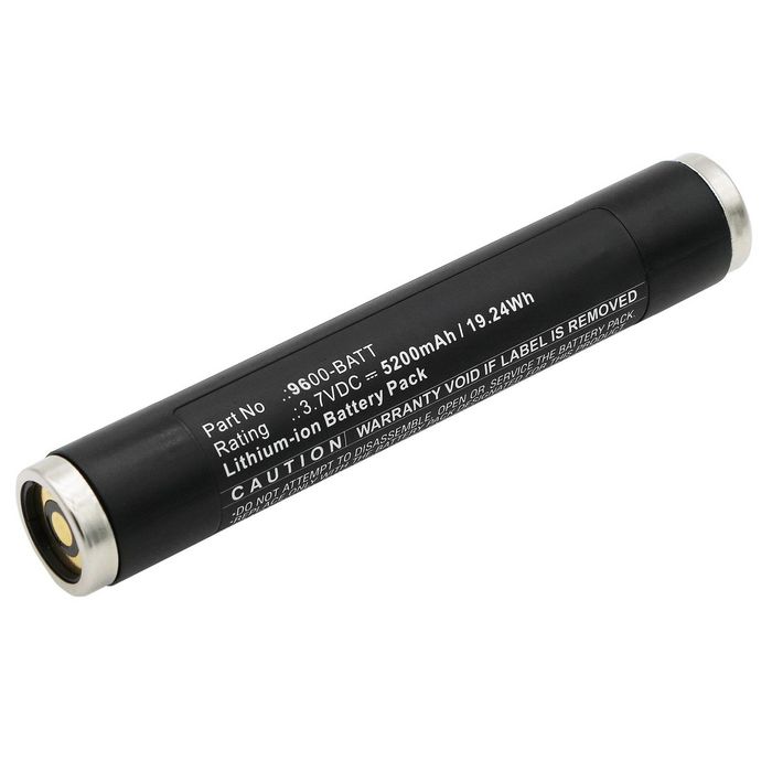 CoreParts Battery for Nightstick Flashlight 19.24Wh Li-ion 3.7V 5200mAh Black for 9500, 9600, 9900, NSR-9500, NSR-9600, NSR--9900 - W128436640
