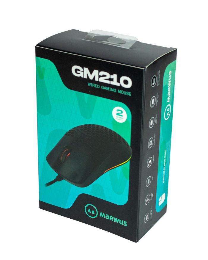 MarWus GM210 wired optical gamer mouse (with hon.. - W128376077