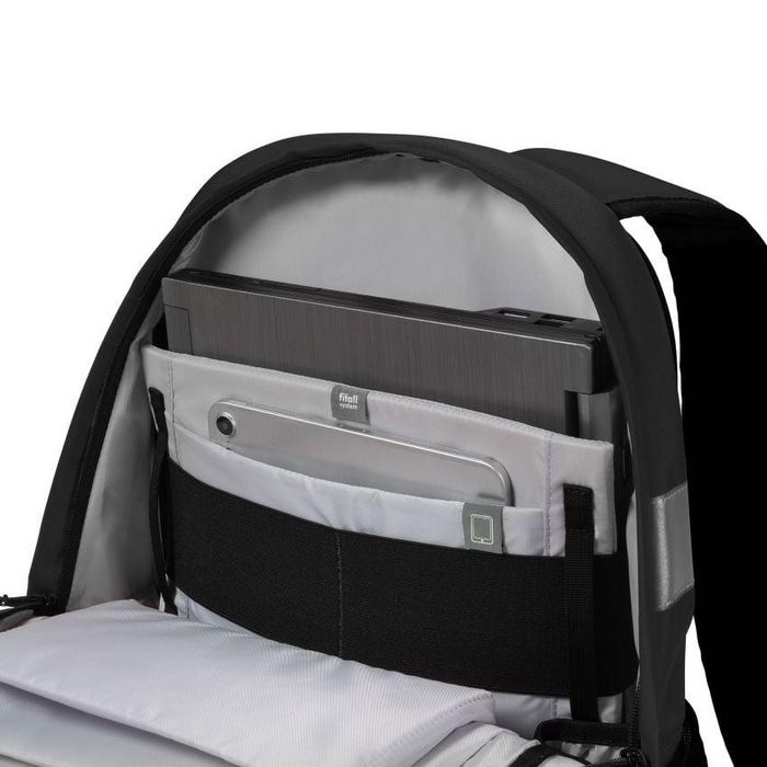 Dicota Backpack REFLECTIVE 25 litre, Black - W128437253
