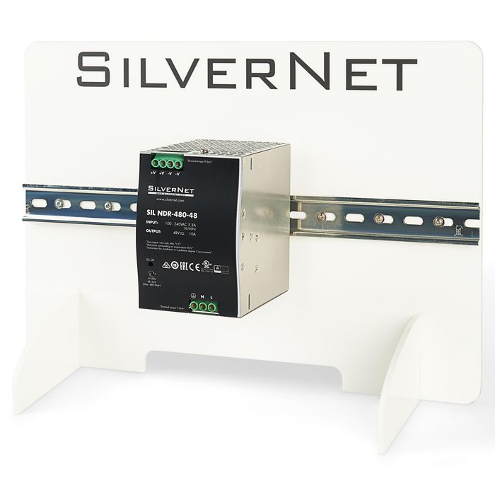 Silvernet SIL NDR 480-48 (48v 10A) DIN rail power supply - W126091869
