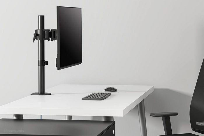 Neomounts Neomounts by Newstar Select Full Motion Desk Mount (clamp & grommet) for 10-27" Monitor Screen, Height Adjustable - Black - W124866345