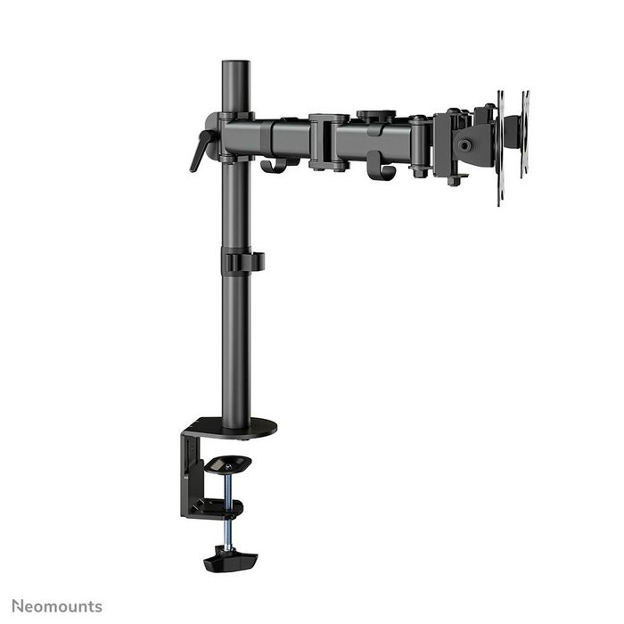 Neomounts by Newstar Newstar Full Motion Dual Desk Mount (clamp & grommet) for two 10-27" Monitor Screens, Height Adjustable - Black - W125066486