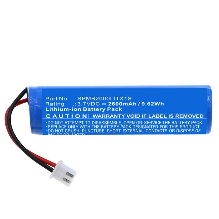 CoreParts Battery for Spektrum Remote Controller 9.62Wh Li-ion 3.7V 2600mAh Blue for Transmitter NX6, Transmitter NX8 - W128436720