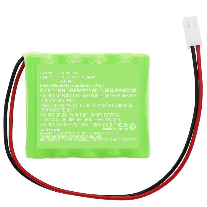 CoreParts Battery for Roma Smart Home 8.40Wh Ni-MH 12.0V 700mAh Green for Roma Rollladen 4508470 - W128436729