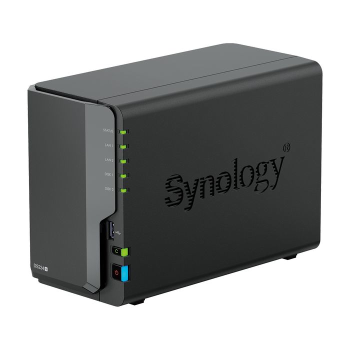 Synology The Synology DiskStation DS224+ is a compact 2-bay NAS solution designed to bring centralized data management to small organizations and teams.<br>The Synology DiskStation Manager (DSM) supports creating a private cloud to make working together better for everything, with tools to manage, share and protect files and photos, back up devices and data, and manage surveillance recordings. - W128434390