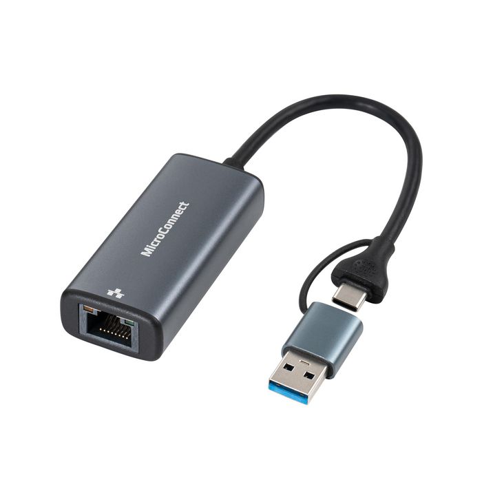 MicroConnect USB-C / A to RJ45 2,5G Network Adapter - W128283751