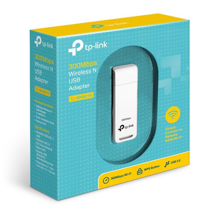 TP-Link Wireless N USB Adapter, Atheros chipset, 2T2R, 2.4Ghz, 802.11n Draft 2.0, 802.11g/b - W124983619