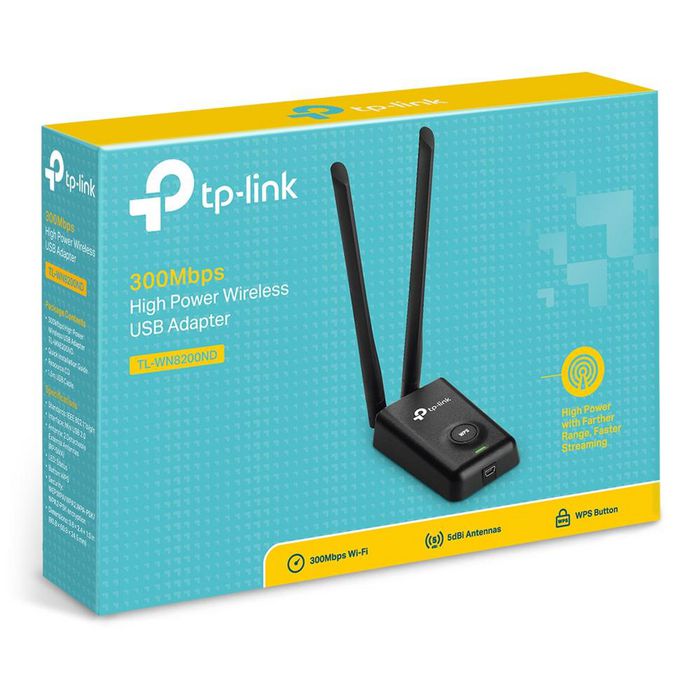 TP-Link Adaptateur USB sans fil haute puissance 300Mbps - W124983618