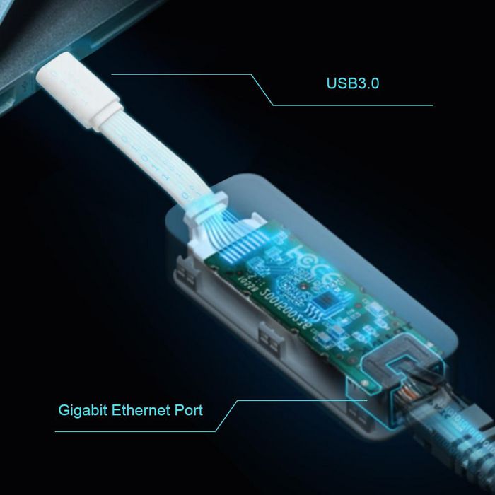 TP-Link UE300C carte réseau Ethernet 1000 Mbit/s - W128231077