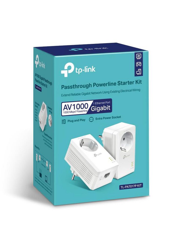 TP-Link Tl-Pa7019P Kit 1000 Mbit/S Ethernet Lan White 2 Pc(S) - W128302442