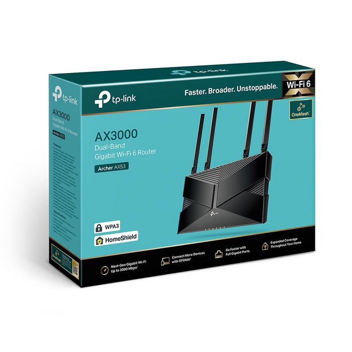 TP-Link Wireless Router Gigabit Ethernet Dual-Band (2.4 Ghz / 5 Ghz) 5G Black - W128303160