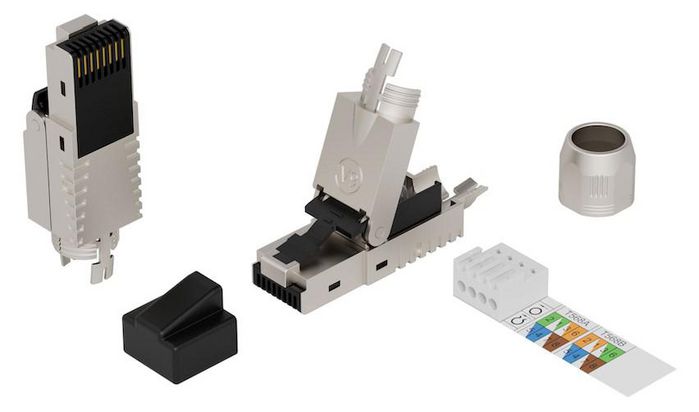 Lanview RJ45 FTP plug Cat6a for AWG22-23 solid/stranded conductor - W125960697