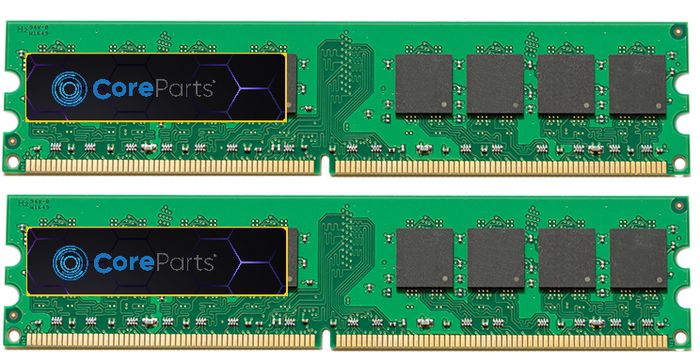 CoreParts 8GB Memory Module for HP 800Mhz DDR2 Major DIMM - KIT 2x4GB - W124663911