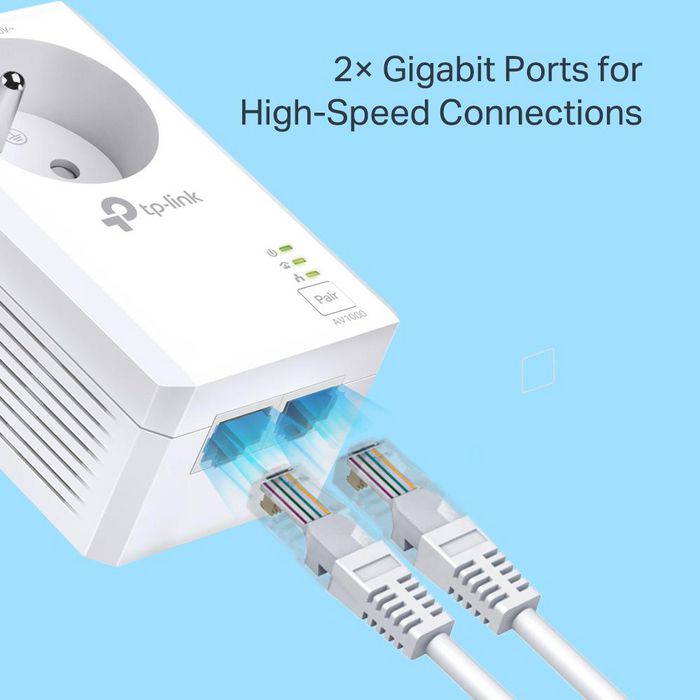 TP-Link 1000 Mbit/S Ethernet Lan White 2 Pc(S) - W128273670
