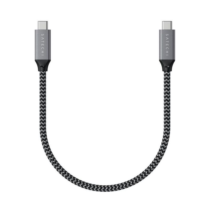 Satechi Usb Cable 0.25 M Usb4 Gen 3X2 Usb C Black, Grey - W128443631