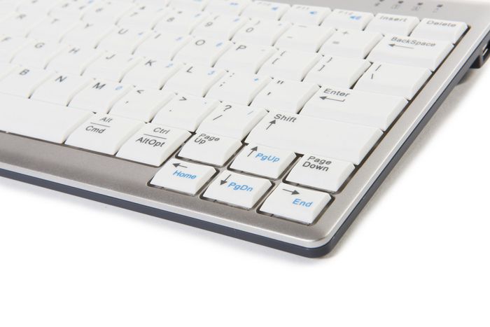 BakkerElkhuizen Ultraboard 950 Keyboard Usb Azerty Belgian Silver, White - W128442047
