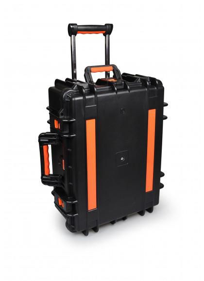 Port Designs Portable Device Management Cart/Cabinet Black, Orange - W128442611