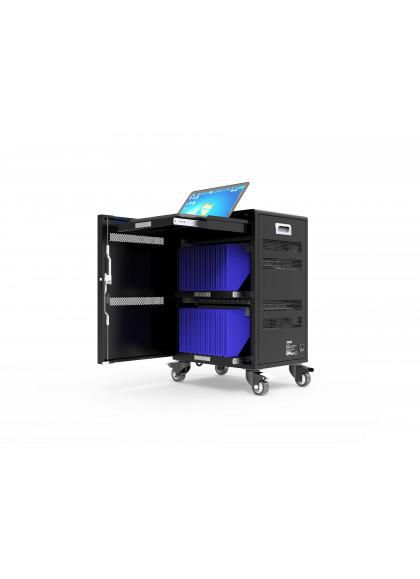 Port Designs Portable Device Management Cart/Cabinet Portable Device Management Cabinet Black - W128442615