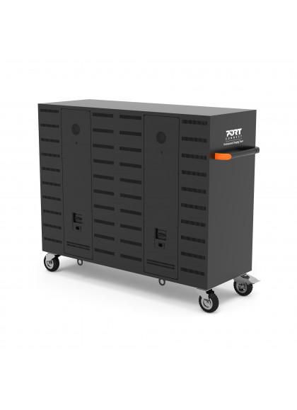 Port Designs Portable Device Management Cart/Cabinet Portable Device Management Cabinet Black - W128442620