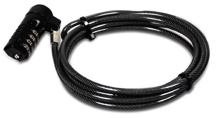 Port Designs Cable Lock Black 1.8 M - W128442630