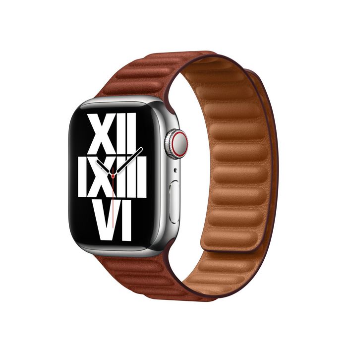 Apple Smart Wearable Accessories Band Brown Leather - W128442677