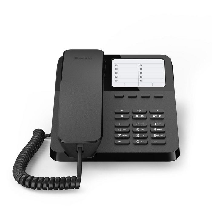 Gigaset Desk 400 Analog Telephone Black - W128442811