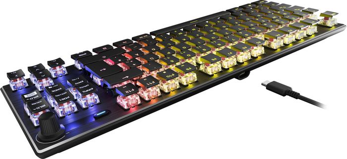 Roccat Vulcan Tkl Keyboard Usb Qwertz German Black - W128443297