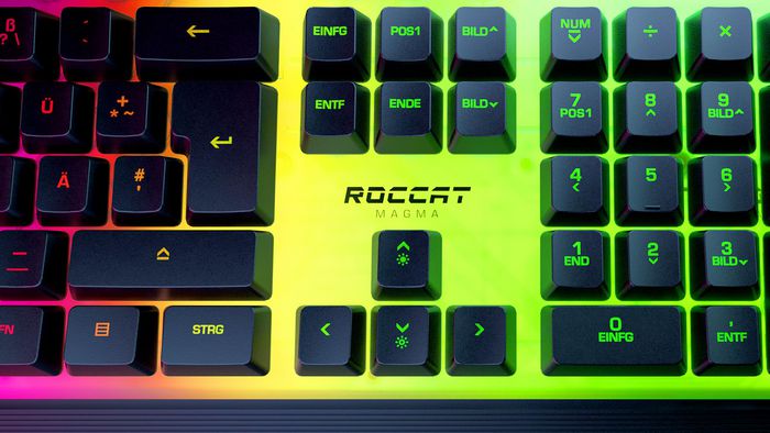 Roccat Magma Keyboard Usb Qwertz German Black - W128443296