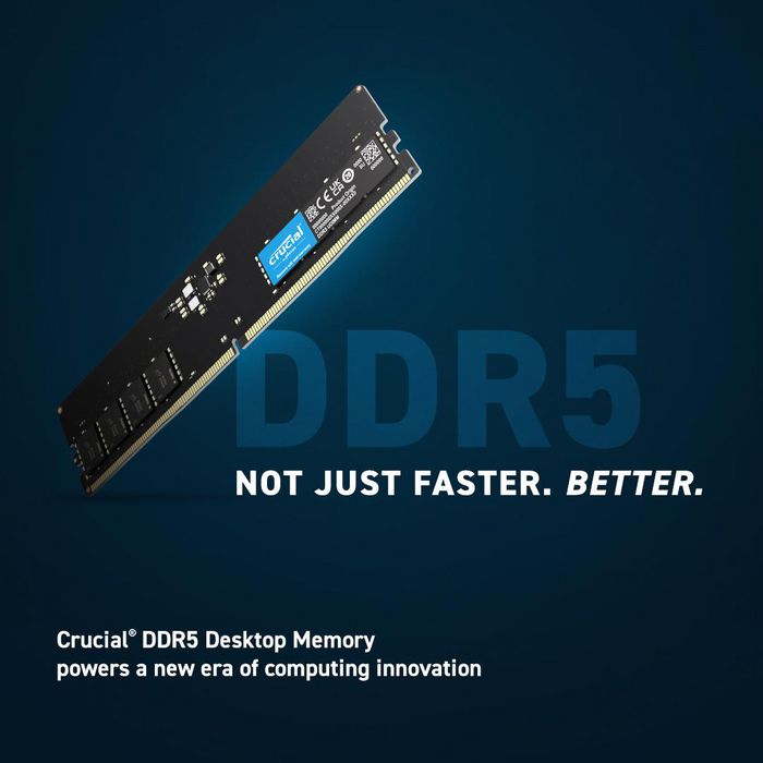 Crucial Memory Module 16 Gb 2 X 8 Gb Ddr5 5200 Mhz Ecc - W128443592