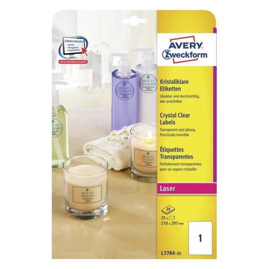 Avery Printer Label Transparent Non-Adhesive Printer Label - W128443801