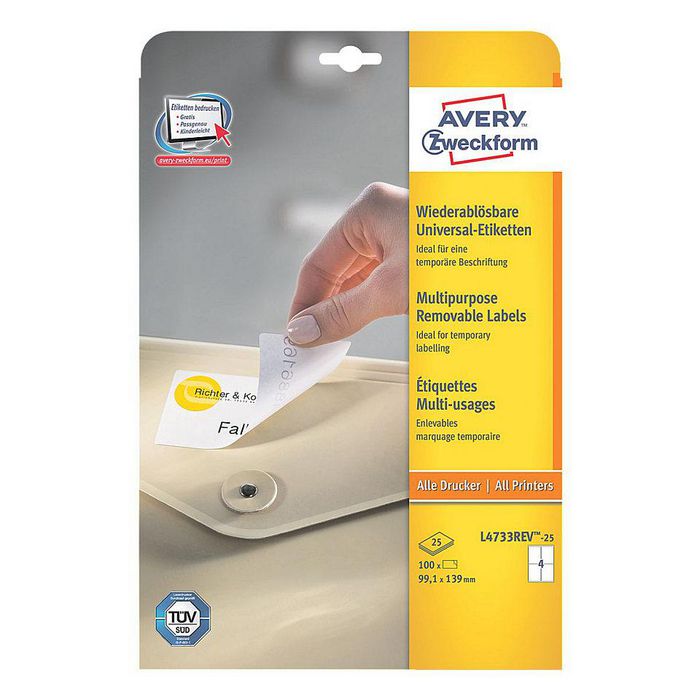 Avery White Removable Labels - W128443807