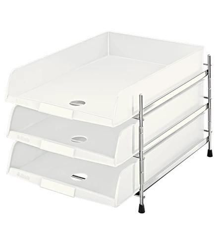 Esselte Desk Tray/Organizer Metal, Plastic White - W128443854