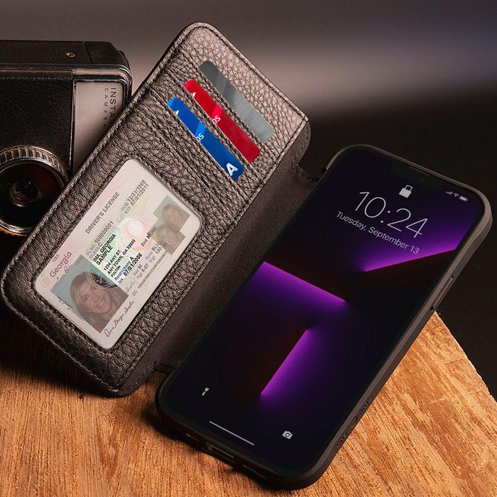 Case-Mate Wallet Folio Mobile Phone Case 17 Cm (6.7") Wallet Case Black - W128443957