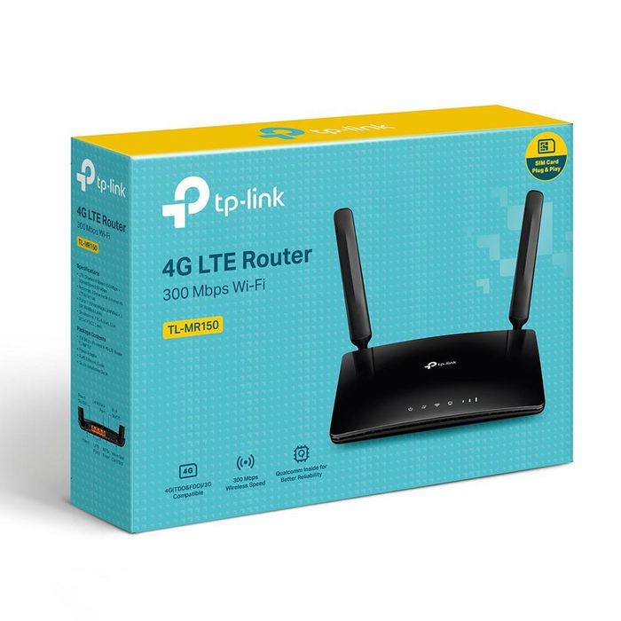 TP-Link Wireless Router Fast Ethernet Single-Band (2.4 Ghz) 4G Black - W128444097