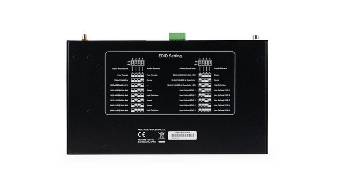 Ecler 4K Multiformat presentation switcher - W126341437
