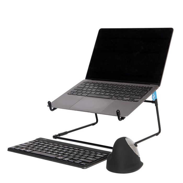 R-Go Tools Steel Office laptop stand, black - W128444825