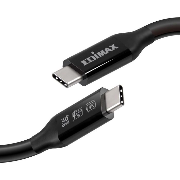 Edimax USB4/Thunderbolt3 Cable, 40G, 2 meter, Type C to Type C - W128188302