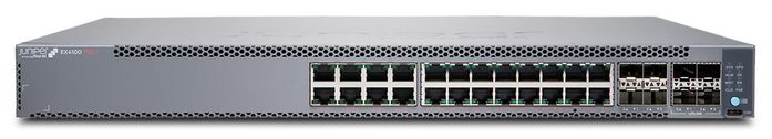 Juniper Product Overview<br>The EX4100 line of Ethernet access switches offers secure, cloud-ready access for enterprise campus, branch, and data center networks in the AI era and optimized for the cloud. These platforms boost network performance and visibility, meeting the security demands of today—as well as for networks of the next decade.<br><br>As part of the underlying infrastructure for Juniper Mist Wired Assurance, the EX4100 line is purpose-built for, and managed by, the cloud. The switches leverage Mist AI to simplify operations and provide better visibility into the experience of connected devices, delivering a refreshing, experience-first approach to access layer switching. - W128434956