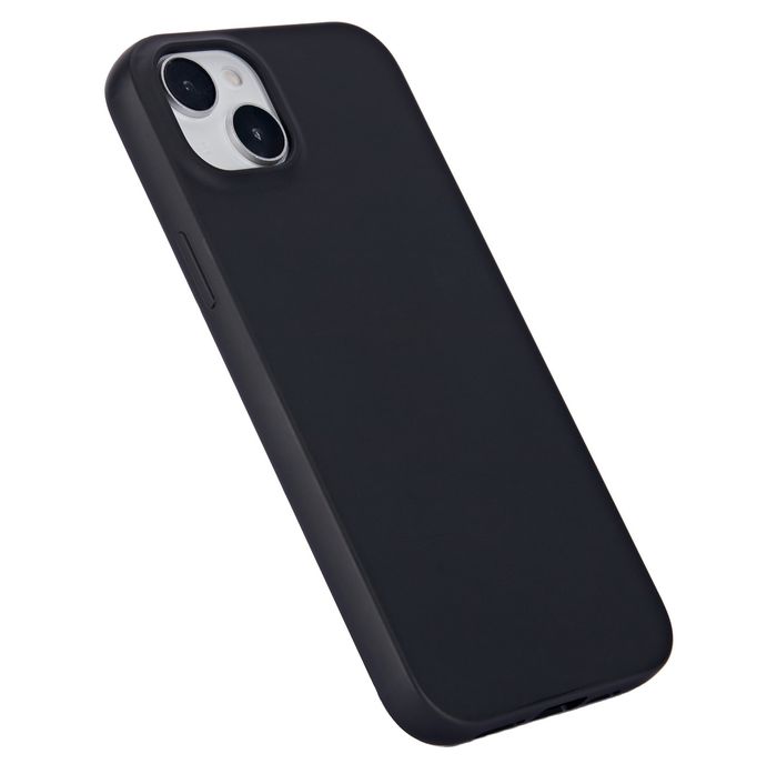 eSTUFF iPhone 15 Plus INFINITE VIENNA TPU Cover - Black - 100% recycled TPU - W128407491